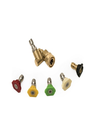 Youmex 4500 Psı Döner Bağlantılı 5 Nozullu Yüksek Basınçlı Yıkama Seti - Zorlu Alanlar İçin