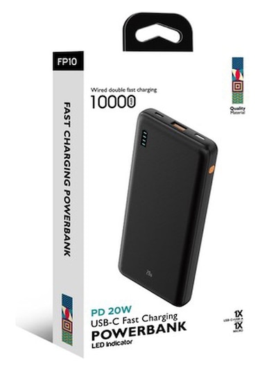 Çelikwork FP10 PD 20 W 10.000 mAh Type-C - Mikro USB Hızlı Şarj Powerbank