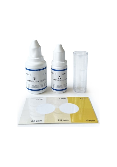 Chembio Amonyum Test Kiti 0-10 Ppm 100 Test Kolorimetrik Ammonium
