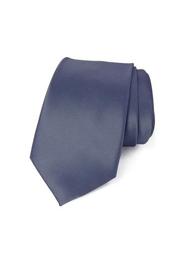 Tezzgelsin Erkek Saten Kravat ve Mendil Set Anrtasit Antrasit