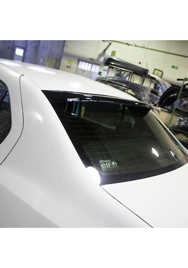 Renault Symbol Arka Cam Üstü Spoyler Rüzgarlık Parlak Siyah 2013+