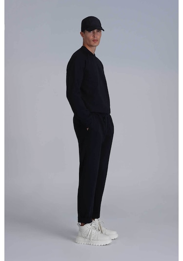 Lufian Erkek Sweatshirt Lacivert 112030154 Grant 25kn28000041 N28018 Lacivert