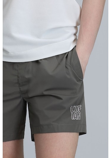 Lufian Aldor Erkek Deniz Şortu Haki Haki 111220101100630 Haki