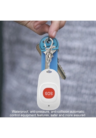 Acil Panik Kablosuz Sos Acil Durum Düğmesi Alarmı