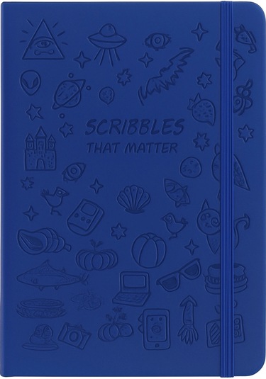 Deri Ajanda Günlük Not Defteri Notebook Lacivert Lacivert