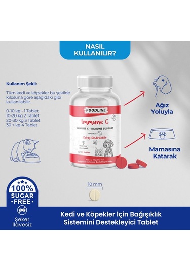 Foodline Immune +c 75 Tablet Sistemini