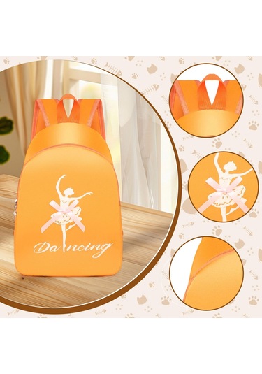 Suntek Bale Dans Sırt Çantası Sevimli Çocuk Seyahatleri İçin Turuncu