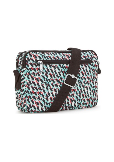 Kıplıng Abanu M Orta Boy Omuz Çantası Desenli Abstract Prınt Çok Renkli