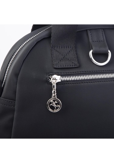 Nas Bag Kadın Çok Gözlü Dönüştürülebilir El Omuz Ve Sırt Çantası Siyah Buzzy En : 28 Cm Boy :25c M Çok Renkli