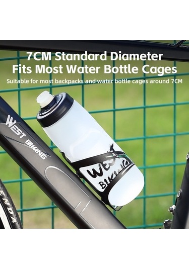 Wondernest Yp0721041 West Su Siyah Şişesi Sertifikalı Pp+silikon İçermez Ml Mekan Mat Bpa Free Fda Onaylı 620ml Yc Siyah