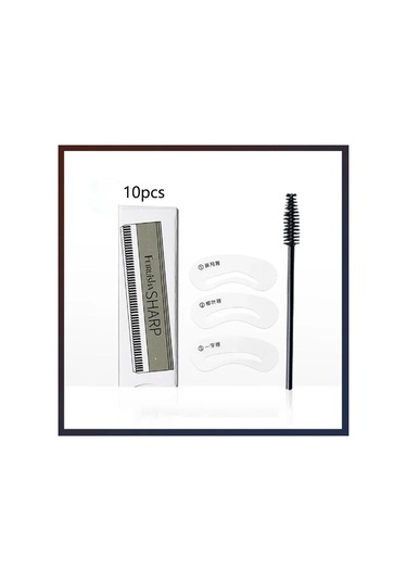 5 Adet Profesyonel Microblading Kalem Kalıcı Kaş Kalemi Dövme Su Geçirmez Sanat Eyebrow Trimmer E10