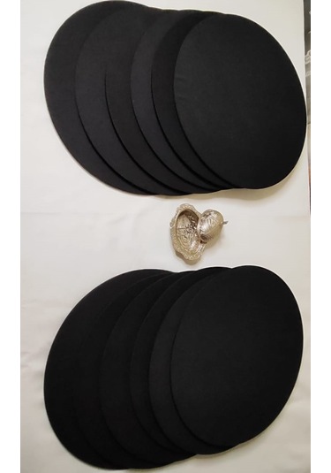 12 Adet Siyah Renk Supla Takımı Siyah