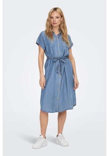 Only Bayan Elbise 15250429 Açık Mavi Açık Mavi