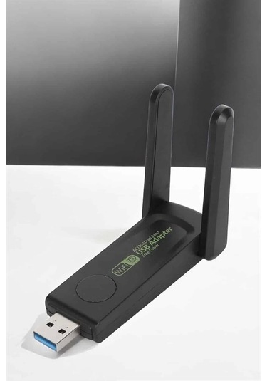 Wifi Alıcı Wifi Adaptörü Usb Girişli 3.0