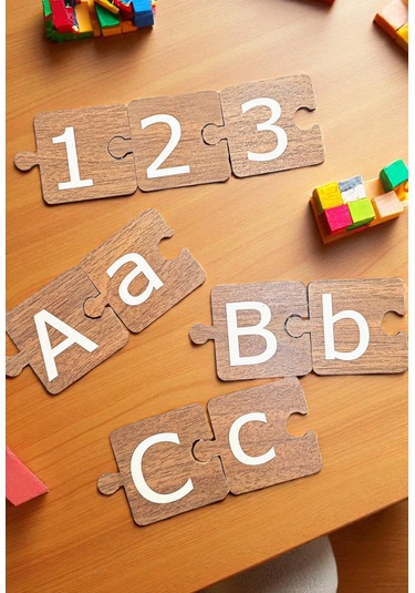 Ahşap Eğitici Puzzle Ahşap Puzzle