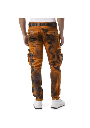 Cd902 Erkek Kargo Pantolon Turuncu