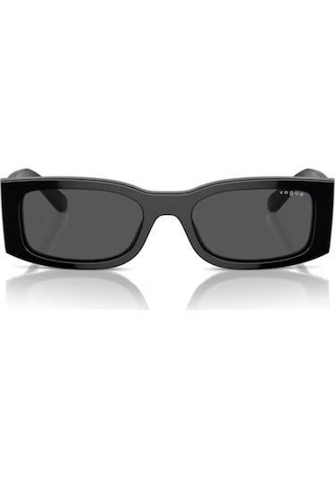 Vogue Vo 5584s W4487 53 Kadın Dikdörtgen Siyah Kemik Güneş Gözlüğü