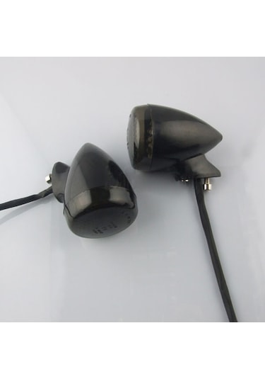 Suntek 4x Ön Arka Motosiklet Led Dönüş Sinyali Işığı 39 MM Çatal Kelepçesi  Siyah