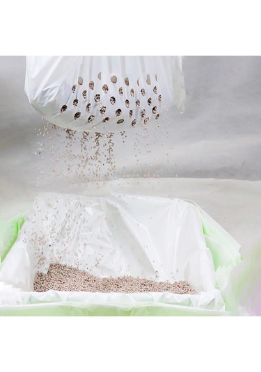 Mufunye Kedi Kumu Filtre Torbalı Astar Bağcıklı Eleme Özelliği