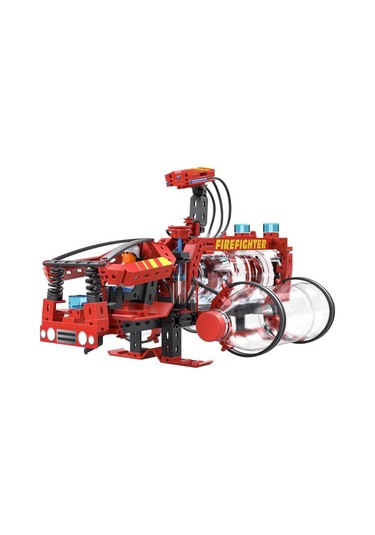 Fischertechnik Adv. Firefighter İtfaiye Aracı Yapım Seti 322 Parça Su Püskürten Stem Mühendislik 7+