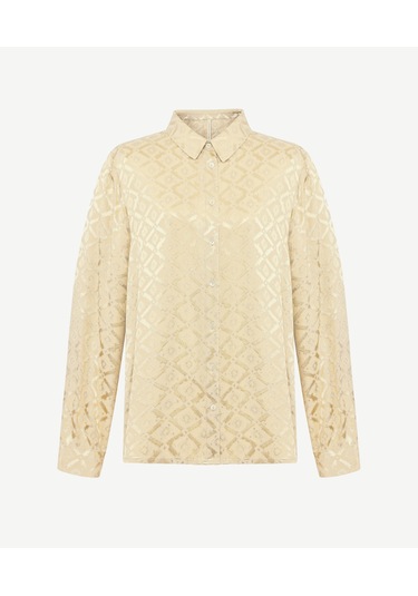 Yargıcı Regular Gömlek Yaka Uzun Kol Gömlek 25kkgm6012x 017 Bej