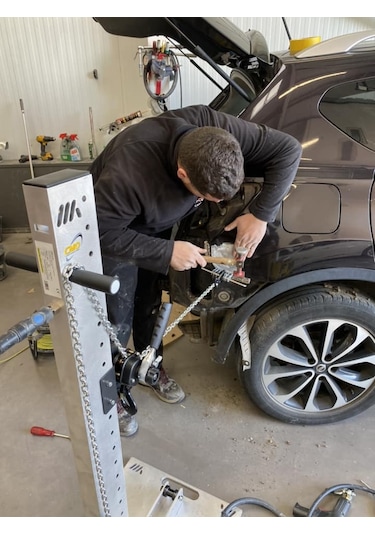 İtalyan Kaporta Çektirme Kulesi Vakumlu Ve Cırcırlı Fast Puller