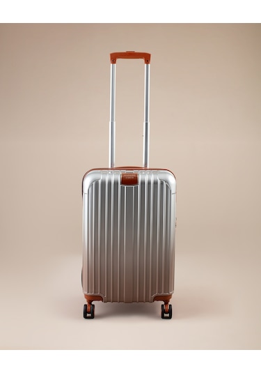 Madame Coco Chest Valiz/bavul - Gümüş - Kabin Boy 8684427217856 Çok Renkli