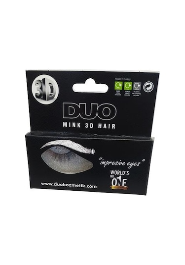 Duo 3D 20 Doğal İpek Takma Kirpik