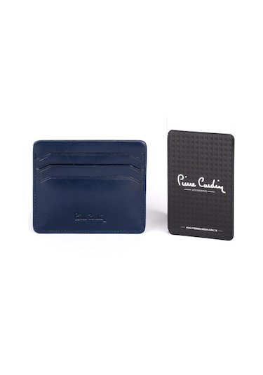 Pierre Cardin Lacivert Hakiki Deri Erkek Kartlık 510 Lacivert