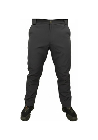 Mysia Outdoor Antrasit Soft Shell Pantolon İçi Polarlı Antrasit