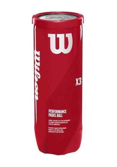 Wilson Performance 3'lü Padel Topu Wr8900801001 Renksiz Çok Renkli
