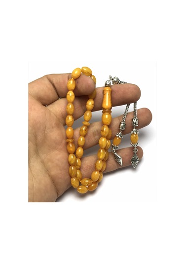 Damla Tozu Yumurta Kesim Toz Kehribar Tesbih