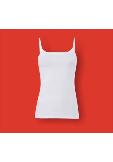 Çamaşırları Ip Askılı %100 Pamuk Kadın Atlet 001