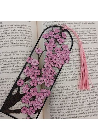 Kitap Ayracı - Kiraz Ağacı Çiçeği Model1