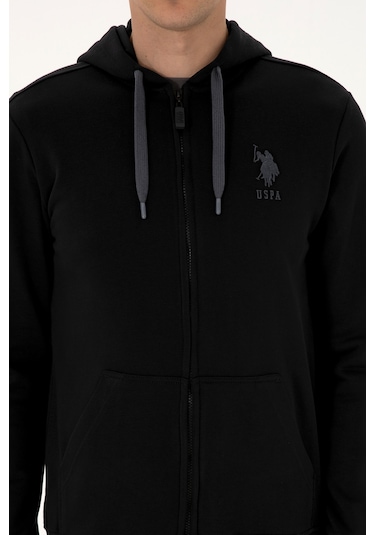 U.s. Polo Assn. Erkek Siyah Hırka Örme 50307765-vr046 Siyah