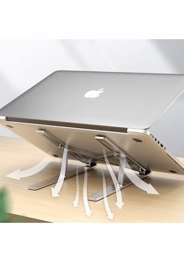 Alüminyum Katlanabilir Ayarlı Dizüstü Laptop Notebook Standı