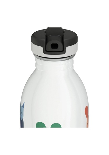 Kids Bottle Best Friends Pipetli Paslanmaz Çelik Çocuk Su Matarası 500 Ml Renkli