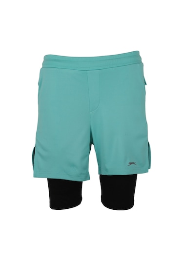 Slazenger SABLE K IN Kadın Taytlı Turkuaz Şort