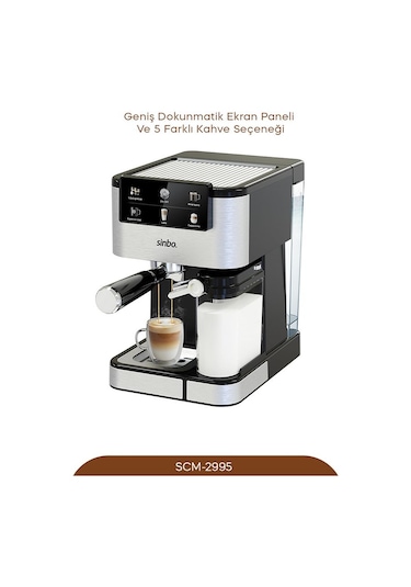 Sinbo SCM 2995 Kapsül Kahve Aparatlı Espresso Makinesi