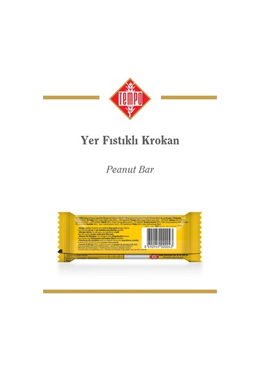 Yer Fıstıklı Krokan 40 G X 12 Adet