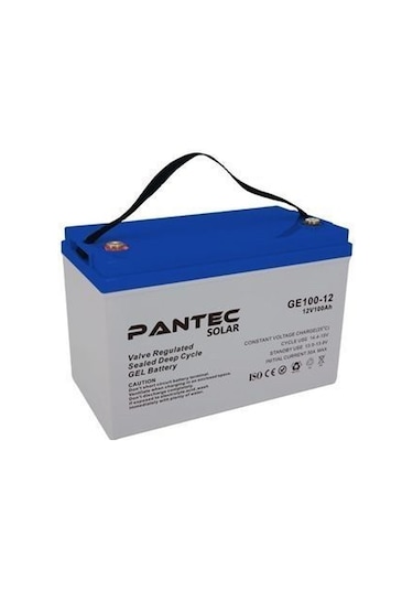 Pantec Solar 12v 100ah Deep Cycle Jel Akü