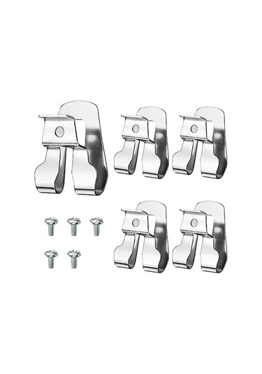 Wealthglow Alet Kemeri Için Matkap Klipsi 633586002 636181001 Vidalı Yedek Parça, 10 Adet Metal Sürücü Kancası Uçlar Yok Fuı06ı