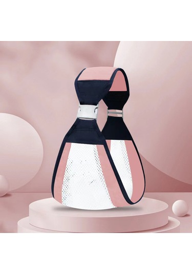 Mufunye Bebek Taşıyıcı: Yenidoğan İçin Ergonomik, Nefes Alabilen, Hafif Ve Ayarlanabilir Omuz Askısı, Pembe Renk