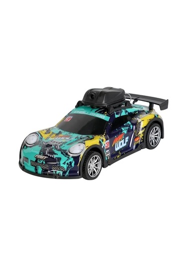 Usb Şarjlı Kameralı Oyuncak Spor Araba Turkuaz