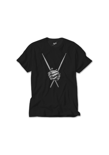 Pink Floyd Nick Mason Siyah Tişört Siyah