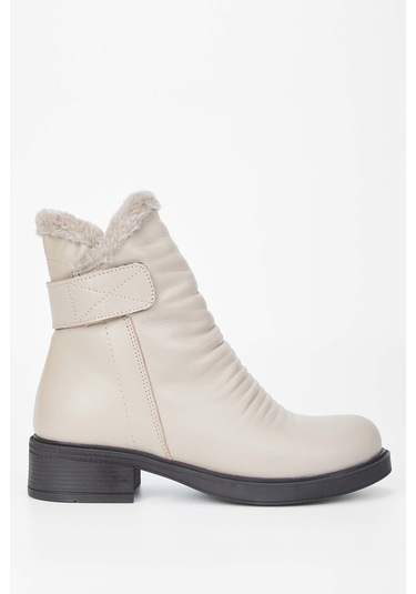 Tamer Tanca Kadın Hakiki Deri Vizon Casual Bot 231 91k Bn Bot Sk23/24 Vızon Dr Vızon