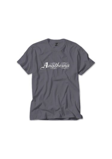 Anathema Logo Gri Tişört-Gri