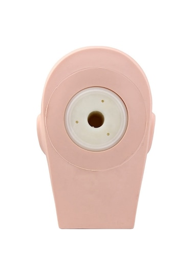 Lebıhmurah Wg470 Yumuşak Silikon Eğitim Manken Kafası Uygulama Kozmetoloji Mankeni Bebek Kirpik Yüz Dudak Makyaj Masaj Dövme