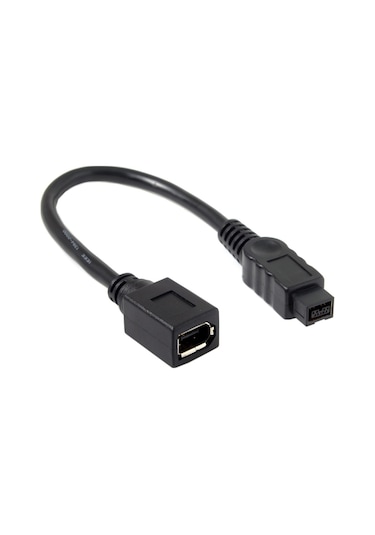 Cbtx CY FW-012-BK 1394 FireWire Adaptör Kablosu 6F-9M 20 cm Siyah