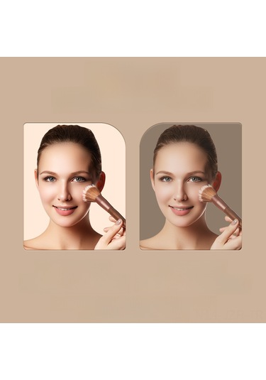 Geeroyoo Usb Şarjlı 3 Renk Işıklı Led Makyaj Aynası - Çevirilebilir Taşınabilir Masaüstü Modeli, Dokunmatik Işık Regülasyonu, Yüksek Kaliteli Ayna, Dorma Ve Ofis İçin Uygun Siyah Büyük Boy Diğer